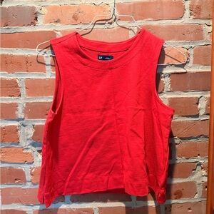 GAP Women's Bright Red Tank Top